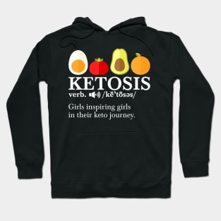 Girl Inspiring Girls in their Keto Journey Keto Diet Low Carb Hoodie